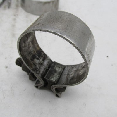 Mixed Lot of 7 Harley Davidson OEM Exhaust Muffler Clamps Varied Sizes