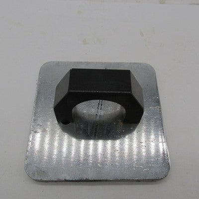 Universal Motorcycle Chrome Inspection Tag Sticker Plate 3.5x3.5" w Mo