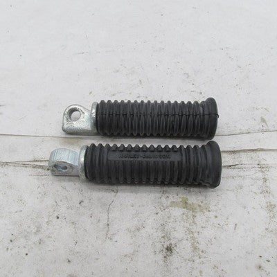 Pair of Harley Davidson OEM Ribbed Rubber Footpegs FXR FLT Dyna Softai