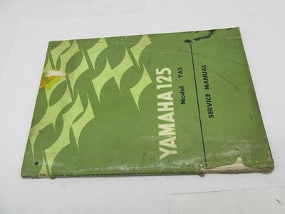 Yamaha Official Factory 125 YA5 Motorcycle Service Manual Book
