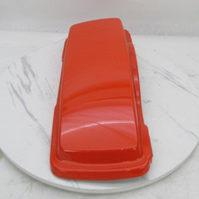 Harley Davidson OEM Left Side Saddlebag Lid Red Orange Touring 93-13 7