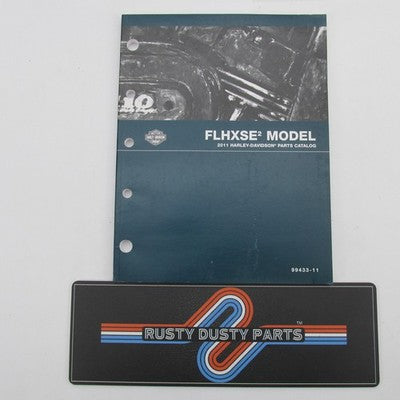Harley-Davidson Official Factory 2011 FLHXSE2 Model Parts Catalog 9943