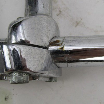 Harley Chrome Flat Tracker T-Bar 27" Spread Handlebars w/ 6" Risers &