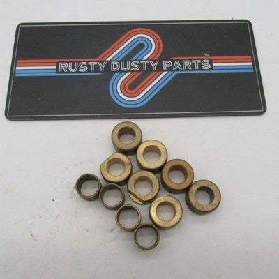 MIXED LOT of 11 Harley-Davidson Genuine NOS Vintage Brass Bushings / S