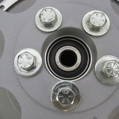 Harley OEM Fat Boy 16x3x3/4" Solid Disc Rear Wheel w/ Pulley & Rotor 4