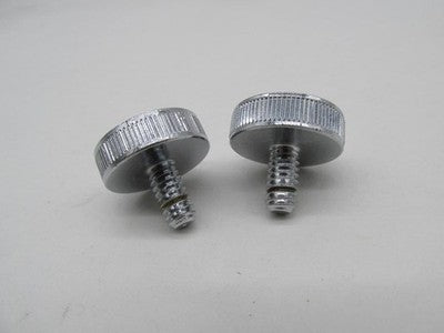 Lot of 2 Harley-Davidson Genuine Chrome Chrome Seat Retention Knob Screws