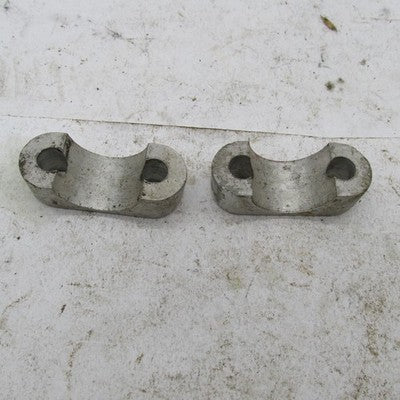 Pair of Vintage Betor Genuine  Handlebar Mounts Clamps Bars Triumph BS