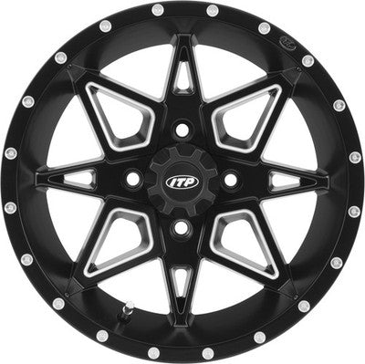 I.T.P. Tornado Ally Aluminum Wheels Matte Black 14X7 5+2 4/110 1421950