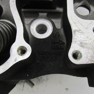 Pair of Harley Davidson OEM Twin Cam Cylinder Heads Black 16725-99 167