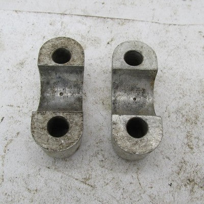 Pair of Triumph BSA Genuine Front Fork Axle Caps Fork Plugs