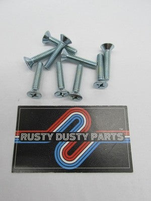 Lot of 9 Harley Davidson Genuine NOS Flat Countersunk Head Screws 1615