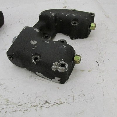 Pair Harley OEM 71-85 Ironhead Sportster Black Rocker Boxes 17514-71 1
