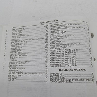 Harley Davidson Official Factory 2017 FLHXSE Model Parts Catalog 94000