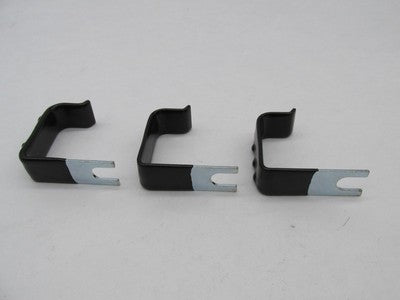 Lot of 3 Harley-Davidson Genuine NOS Black Double Hose Clip Clamps 100