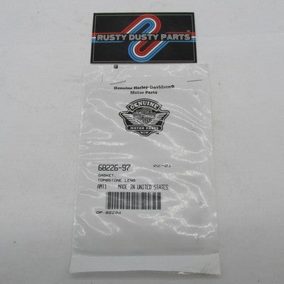 Genuine Harley-Davidson OEM NOS Tombstone Tail Light Lens Gasket 68226