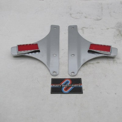 Pair of Harley OEM 00-17 Heritage Softail Sissy Bar Sideplates 52787-0