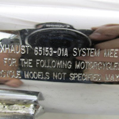 Harley Davidson OEM V Rod VRSC Exhaust Stock Muffler Pipes 65152-01A 6