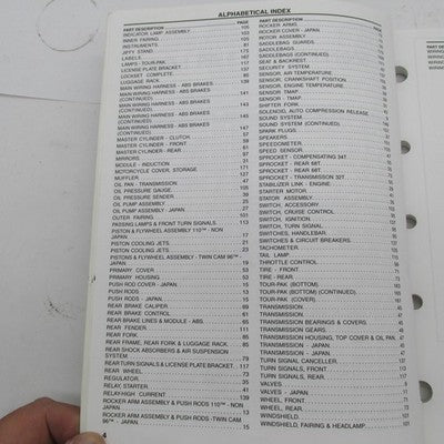 Harley Davidson OEM Ultra Classic Parts Catalog Manual 2009 FLHTCUSE4