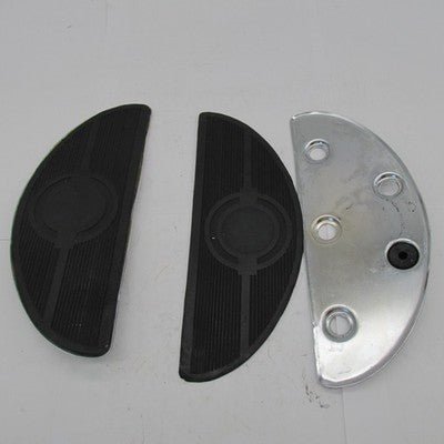 Harley Davidson Aftermarket Chrome Half-Moon Floorboards