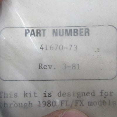 Harley OEM NOS 73-80 FL/FX Rear Brake Caliper Anti-Vibration Kit 41670