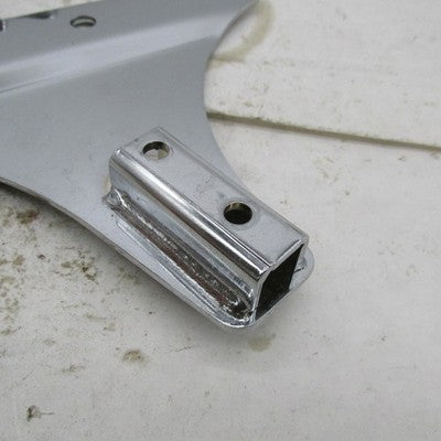 Pair Harley Chrome Rigid Sissy Bar Mounting Brackets Softail 52787-00