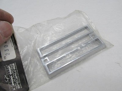 Chrome Specialties Harley Chrome Plastic Baron Light Grill 3" X 1-5/8"