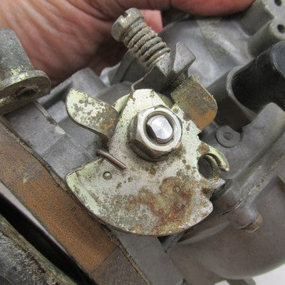 Harley OEM AMF Shovelhead Ironhead Keihin Butterfly Carb w/ Manifold 2