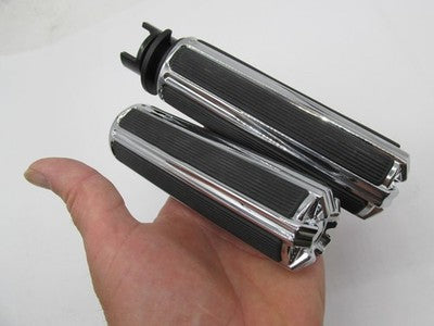 Arlen Ness Harley 10 Guage Chrome Handlebar Comfort Grips 0630-1691 07