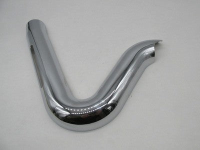 Harley Breakout Fat Boy Chrome Rear Cylinder Slotted Exhaust Header Heat shield