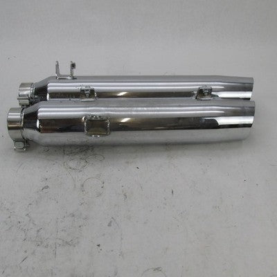 Harley Davidson OEM Lower + Upper Exhaust Mufflers 2006-2008 65215-06A