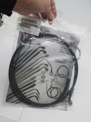 Magnum NOS SBB1401-68 Harley XR Stainless Upper Brake Line Black 1741-