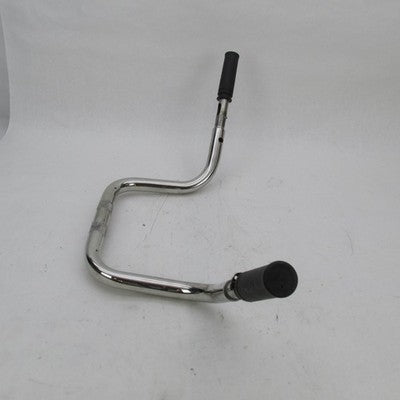 Harley OEM 1.25" Fat Mini Ape Hanger 10" Rise Chrome Drilled Handlebar