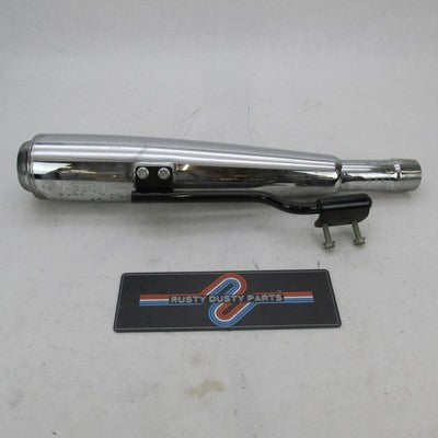 Harley OEM 02-03 Sportster XL883R Exhaust Muffler w/ Hanger Bracket 64