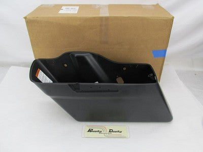 Harley Davidson Genuine NOS Left Side Flat Black Saddlebag Bottom 902