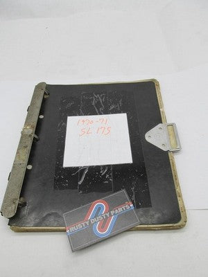 Honda Official Factory 1973 SL175 SL175K1 Parts Catalog Manual