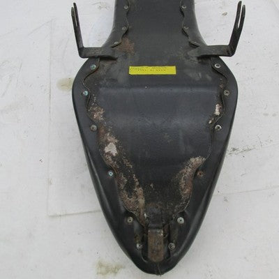 Vtg Selle Giuliari OEM Black Diamond Stitch Chopper Seat Made In Italy