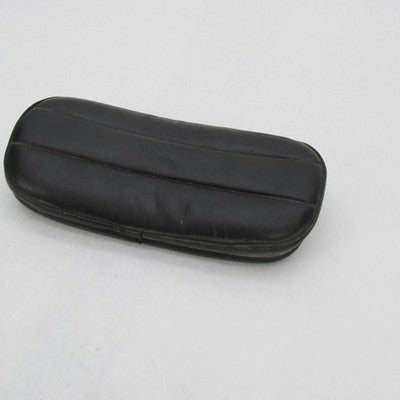 Vtg Harley Davidson OEM NOS Black Leather Passenger Backrest Shovlhead