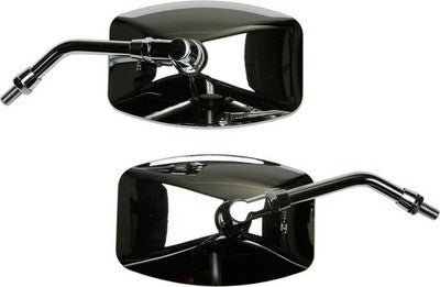 Emgo Universal Cruiser Mirror in.Big One,in. 4 1/4in. H x 6 1/4in. W,