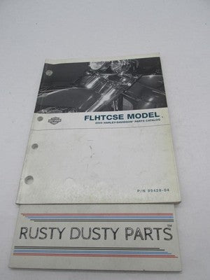 Harley-Davidson Official Factory 2004 FLHTCSE Parts Catalog 99428-04