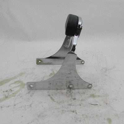 Harley OEM Softail Chrome Short Rail Mini Sissy Bar Backrest Pad Assem
