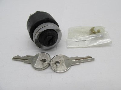 Pollak NOS 18-122 Harley Ignition Starter Switch w/ Keys 2106-0016
