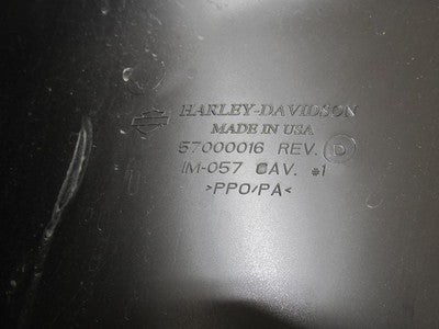 Harley-Davidson Genuine Touring Black Outer Batwing Fairing 57000016