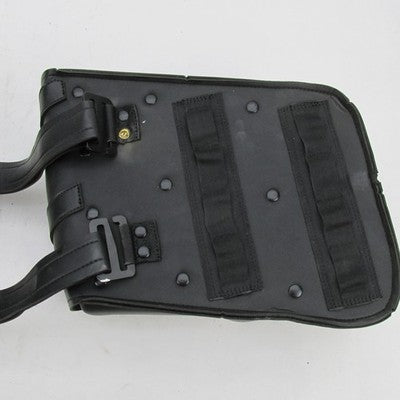 Pair of Genuine Harley OEM #1 Logo Black Compact Throw-Over Saddlebags