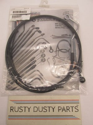 Magnum NOS SBB1401-68 Harley XR Stainless Upper Brake Line Black 1741-