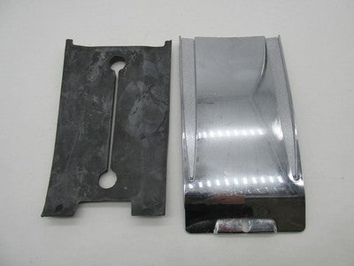 Harley Davidson Chrome Plastic Softail Dash Gas Tank Panel with Rubber