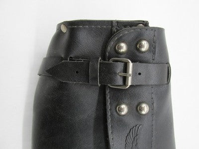 Harley Davidson Fork Bag with Harley Wings Logo Synthetic Leather 10"X