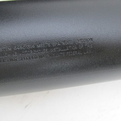 Set of Harley Davidson OEM Stock 17-24 Touring Black Mufflers 64901314