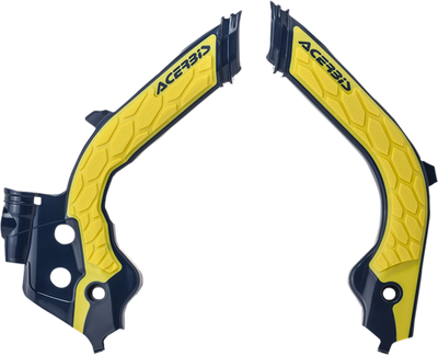 Acerbis X-Grip Frame Guards Yellow/Black 2733451001