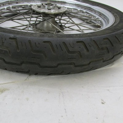 Harley OEM 40-Spoke 19" Dual Disc Front Wheel w/ Dunlop Tire D401F 436
