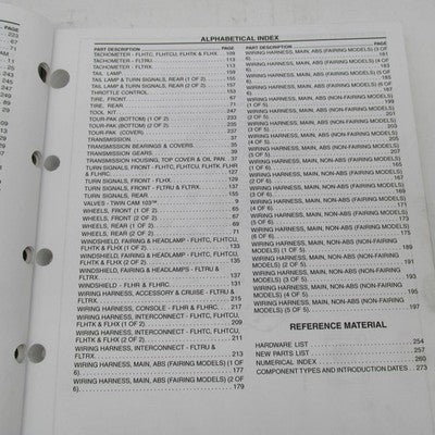 Harley Davidson Official Factory 2013 Touring Models Parts Catalog 994
